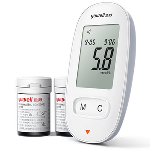 鱼跃（yuwell）580血糖仪医用级家用检监测语音播报金榜 【仪器+100支试纸套装】