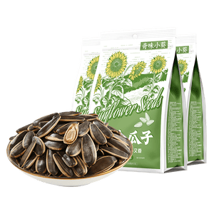 MAOKE原味瓜子400g*3袋毛嗑奇味小葵花籽休闲坚果炒货零食