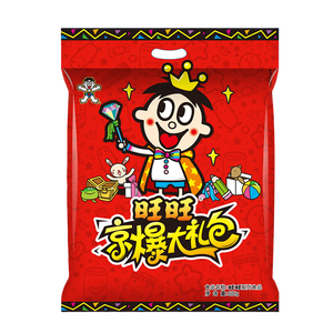 旺旺零食大礼包 600g 混合袋装 休闲零食送女友礼物 追剧解馋小零食