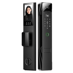 英典R8智能门锁3D人脸识别指纹锁电子锁入户门密码锁上门安装京东自营