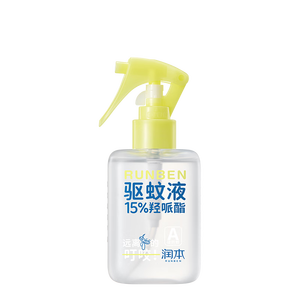 润本驱蚊液驱蚊喷雾花露水户外防蚊虫叮咬驱蚊水15%派卡瑞丁100ml