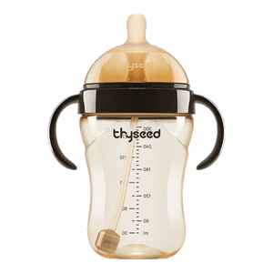 世喜奶瓶6个月以上婴儿ppsu仿母乳断奶嘴大容量带重力球手柄300ml