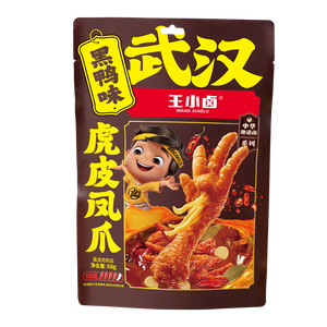 王小卤虎皮凤爪卤鸡爪解馋追剧小零食鸡肉开袋即食黑鸭味68g26年1月生产