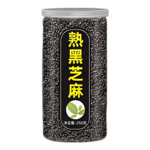 熟黑芝麻500g低温炒制炒熟黑芝麻粒新货农家免洗即食 【升级醇香款】 500g*1袋 熟黑芝麻
