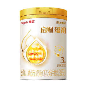 惠氏（Wyeth）【启赋蕴淳升级】蕴初3段7HMO进口A2奶源婴幼儿配方奶粉810g