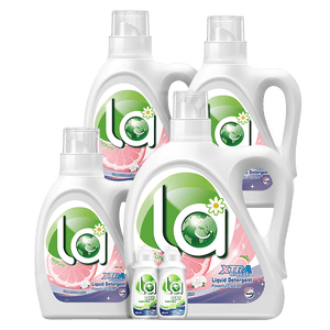 威露士la自然清新洗衣液西柚10.86斤（2.25L瓶+1L*3瓶+la内衣净90ml*2 