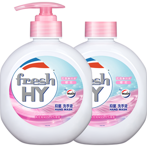 威露士清可新抑菌洗手液樱花525ml+525ml补充装替换 家庭儿童消毒护手