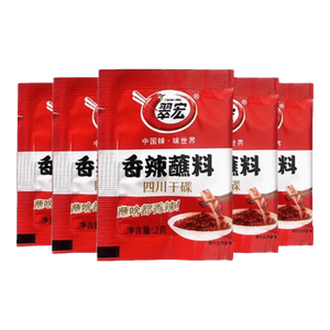 【明星同款】翠宏香辣蘸料2g袋小包装火锅干碟蘸料烧烤四川辣椒面 翠宏香辣蘸料2克*10袋（活动）
