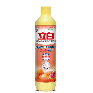 立白强效西柚小苏打洗洁精408g厨房家用去油护手去农残食品用随机发货