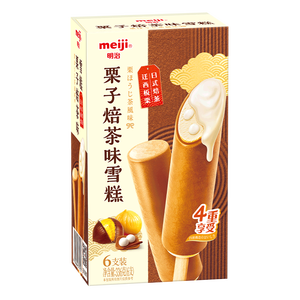 明治栗子焙茶味雪糕 56g*6支 彩盒装