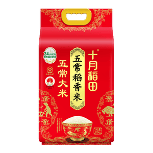 十月稻田 五常大米 5斤（五常稻香米 东北大米 2.5kg/公斤）