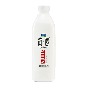 君乐宝简醇 0蔗糖 1kg*1瓶  中国专利菌群配方 饮用型酸奶