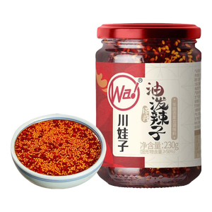 川娃子油泼辣子凉拌 饭拌菜料辣椒酱三次淋油辣椒油 油泼辣子230克/瓶*1瓶