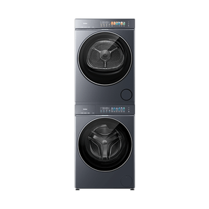 海尔（Haier）云溪5.0 洗烘套装 10KG全自动直驱滚筒洗衣机+双擎热泵烘干机 7AD1+7AD3 京东自营 何润东同款