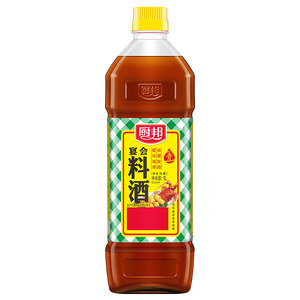 厨邦调味料酒1L 去腥解膻增鲜提味 黄酒酿造厨房厨师宴会料酒