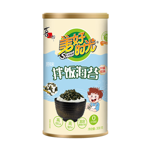 美好时光原味拌饭海苔碎308克罐装高钙高铁 儿童每日海苔拌饭零食