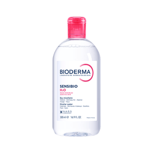 贝德玛（BIODERMA）粉水敏感肌洗卸温和不伤肤卸妆水水润清爽500ml