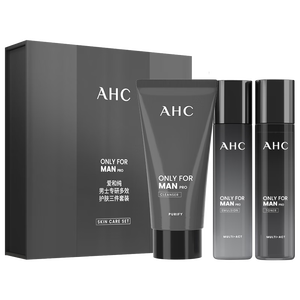 AHC【章昊同款】男士专研多效水乳洁面护肤品礼盒控油生日礼物送女友