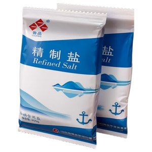 山东鲁晶加碘食用盐400g精制盐细盐炒菜碘盐食盐家用炒菜调味料 2袋加碘精制盐400g*2