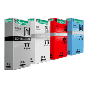 冈本（OKAMOTO）避孕套 skin量贩组合装40片 男女用超薄安全套套成人情趣计生用品