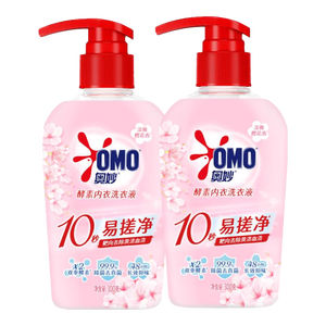 奥妙【新升级】酵素内衣洗衣液京东自营除菌抑菌樱花300g*2品质严选