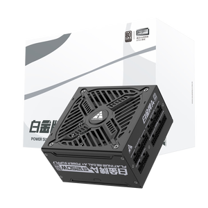 金河田（Golden field）白金A+850W 黑色ATX3.1台式电脑电源白金认证/全日系电容/12V2*6/稳压5070ti 9070xt显卡/软压纹线