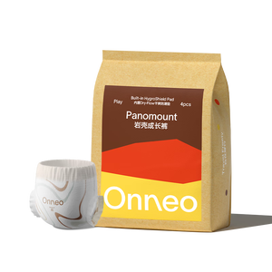 onneo昂乐岩壳纸尿裤试用装干爽舒适大吸量放漏尿不湿 【成长裤】XXL码4片