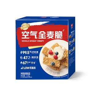 西麦燕麦片空气全麦脆1200g低脂燕麦片冷泡零食早餐代餐独立包装