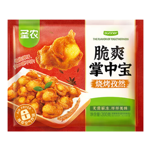 圣农爽脆掌中宝200g孜然味  烧鸟串夜宵下酒菜 鸡脆骨 烧烤食材半成品