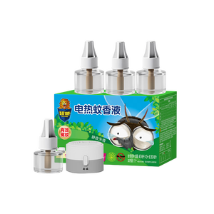 超威电蚊香液基孔肯雅热灭蚊器无香驱蚊液防蚊补充液4瓶1加热器