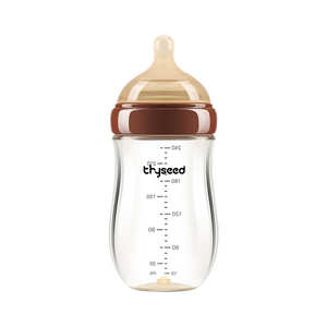 世喜奶瓶新生儿3-6个月以上防胀气玻璃婴儿仿母乳奶嘴240ml