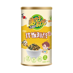 美好时光肉松拌饭海苔碎308克罐装高钙高铁 儿童每日海苔拌饭零食
