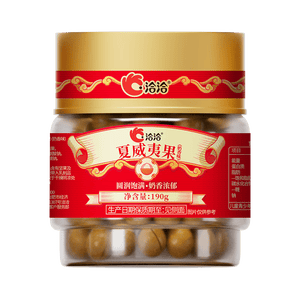洽洽夏威夷果罐装190g零食小吃办公室休闲食品坚果