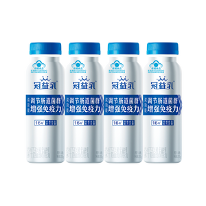 蒙牛（MENGNIU）全程冷链 冠益乳免疫力发酵乳 调节肠道菌群增强免疫力 200g×4瓶