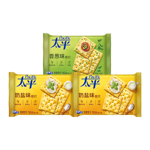 太平苏打饼干 多口味组合1.2kg 含膳食纤维休闲零食早餐下午茶