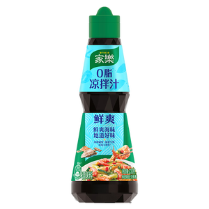 家乐凉拌汁系列 0脂凉拌汁鲜爽口味230g 0添加色素白灼汁海鲜汁油醋汁
