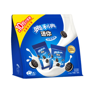 奥利奥（Oreo）迷你分享装原味夹心饼干200g  早餐下午茶休闲零食