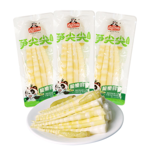 吉食道精品罗汉笋尖0脂肪泡椒笋尖笋开袋即食解馋休闲小零食大包装500克