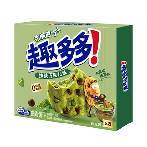趣多多 香脆曲奇抹茶巧克力味170g