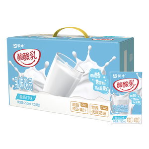 蒙牛酸酸乳乳味饮料酸奶味250ml*24盒 送礼盒装 乳味饮品