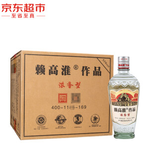 赖高淮作品52度五粮浓香型白酒 纯粮固态双轮底发酵 500mL*6光瓶整箱装