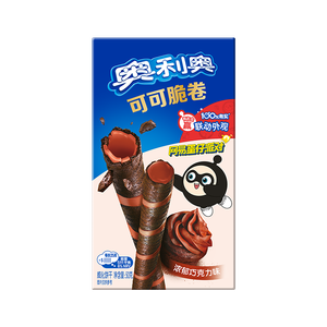 奥利奥（Oreo）可可脆卷 巧克力味  50g 休闲零食 早餐 下午茶