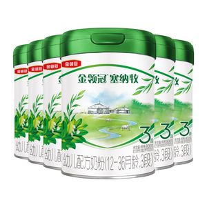 伊利金领冠塞纳牧有机奶粉3段12-36月800g*6罐 首款HMO/28天新鲜到家