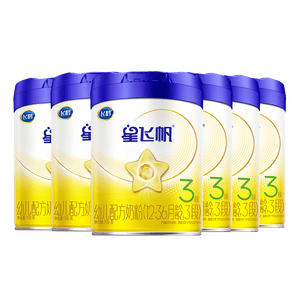 飞鹤星飞帆3段幼儿配方奶粉(1-3岁)700g*6 专利OPO A2奶源