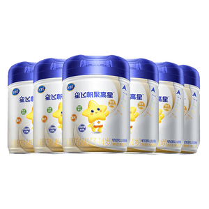 飞鹤星飞帆聚高星儿童成长奶粉4段(3-14岁)800g*6罐A2乳铁蛋白高钙CBP