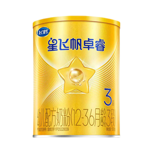 飞鹤星飞帆卓睿3段幼儿配方奶粉1-3岁130g乳铁蛋白7种HMO益生菌礼盒