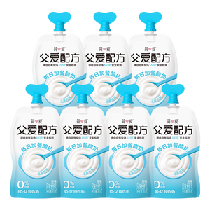 简爱 父爱配方儿童酸奶0%蔗糖原味85g*7 宝宝酸奶【京东专供】