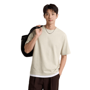 JD FASHION京东自营100%新疆棉溯源T男士t恤短袖男女同款2026新款上衣衣服