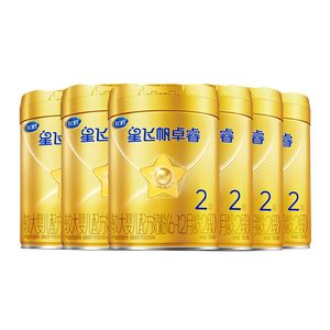 飞鹤星飞帆卓睿2段幼儿配方奶粉6-12月750g*6乳铁蛋白7种HMO28天新鲜
