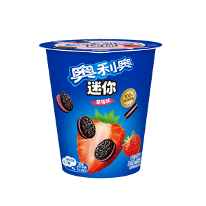 奥利奥（Oreo）Mini夹心小饼干 草莓口味55g 早餐下午茶 休闲零食【包装随机发】